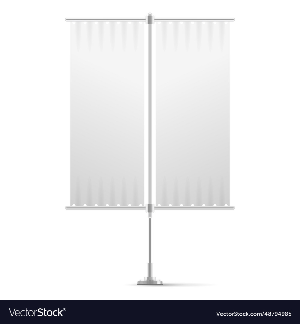 Double blank vertical flag