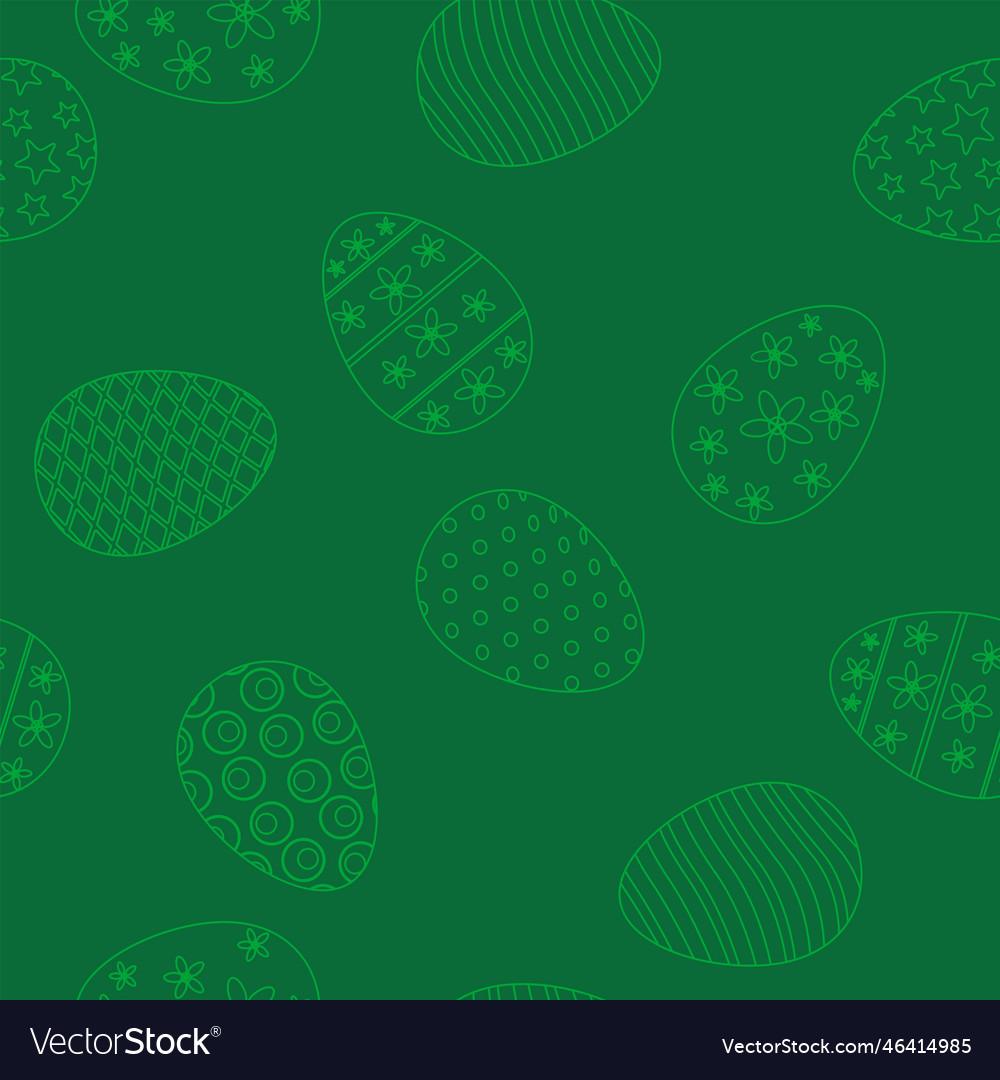 Happy easter seamless pattern eggs festive