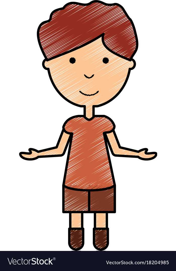 Man with open arms
