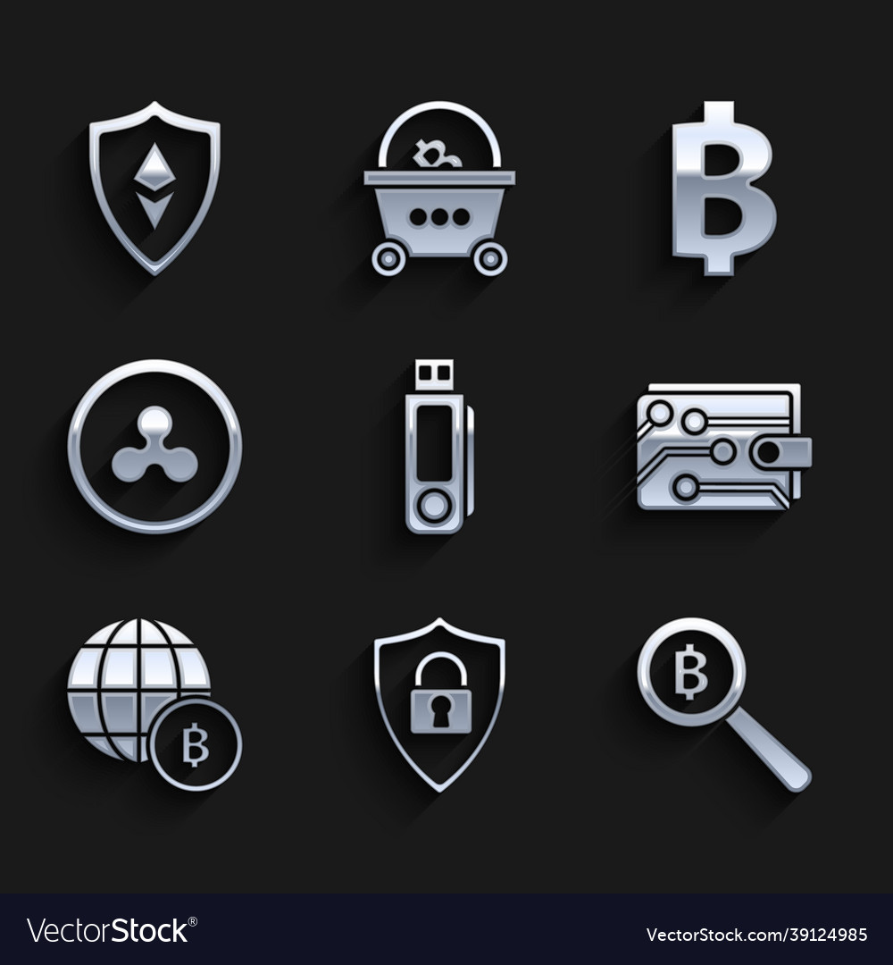 Set usb flash drive shield security with lock