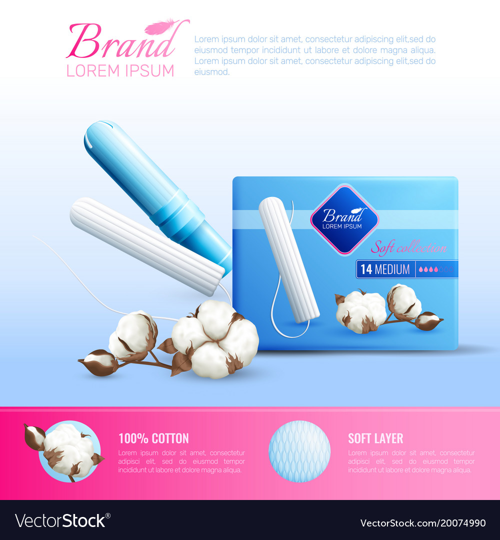 Feminine Hygiene Poster Royalty Free Vector Image 8962