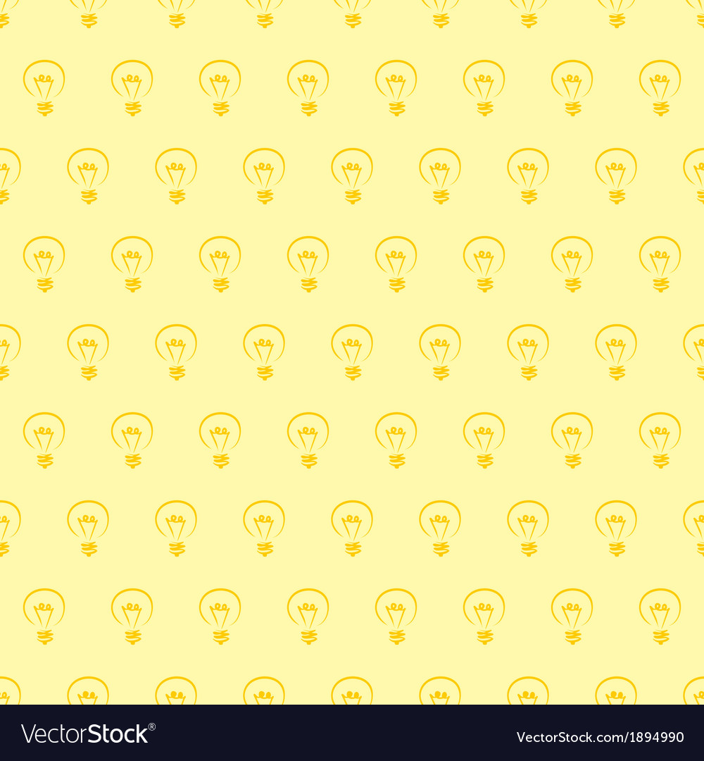 Light Bulb Pattern - Innovation Background