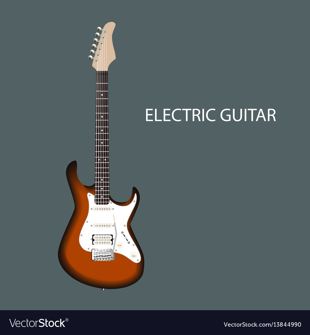 Realistic electric guitar eps10