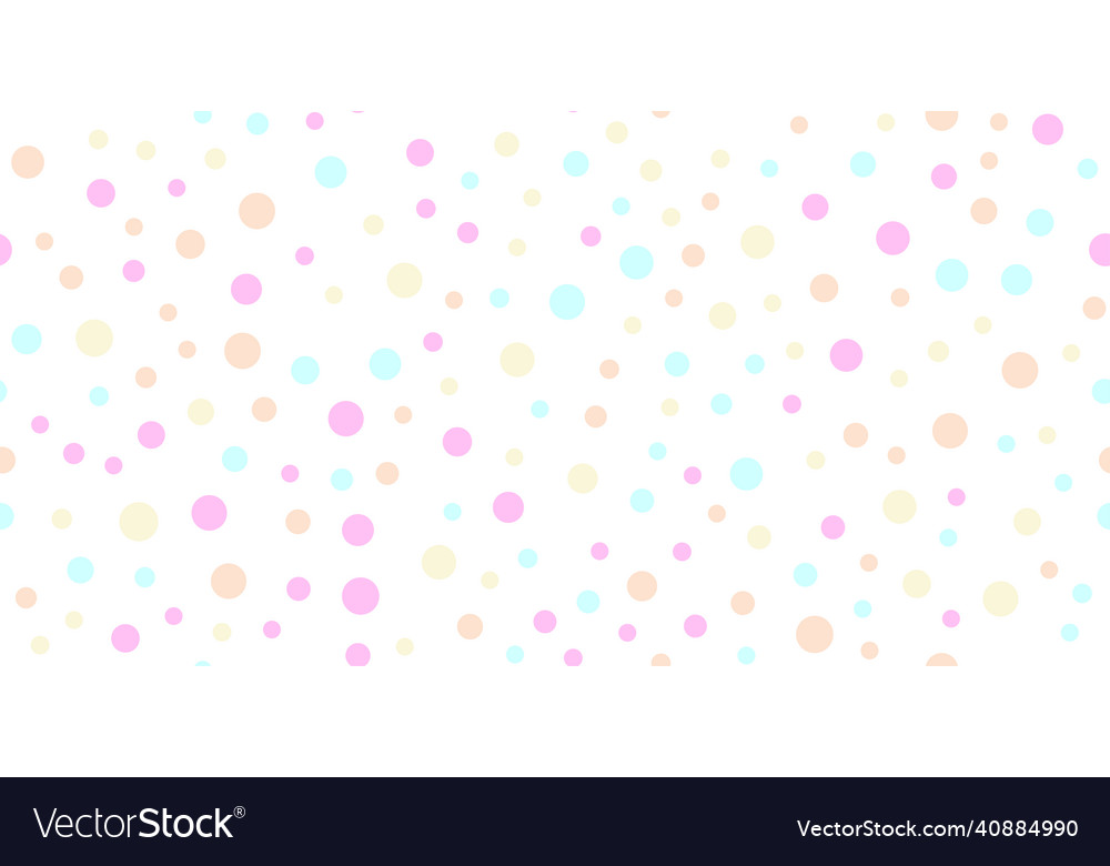 Nahtloses Muster mit zufälligen bunten Punkten vector image Nahtloses Muster mit zufälligen bunten Punkten
