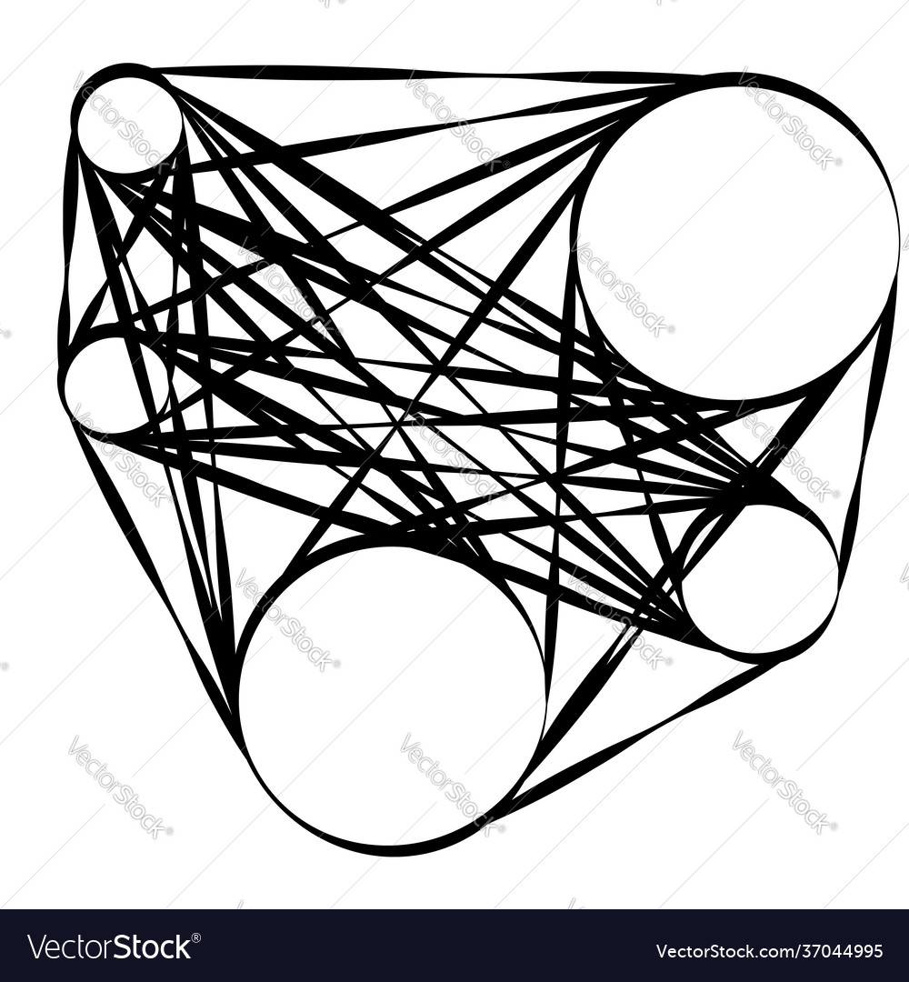 Abstract motif mandala shape design element vector image Abstract motif mandala shape design element