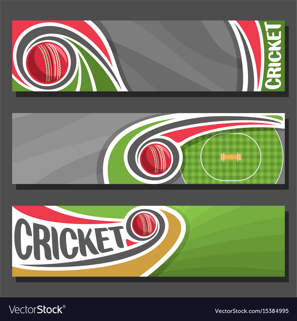 Banners for cricket game