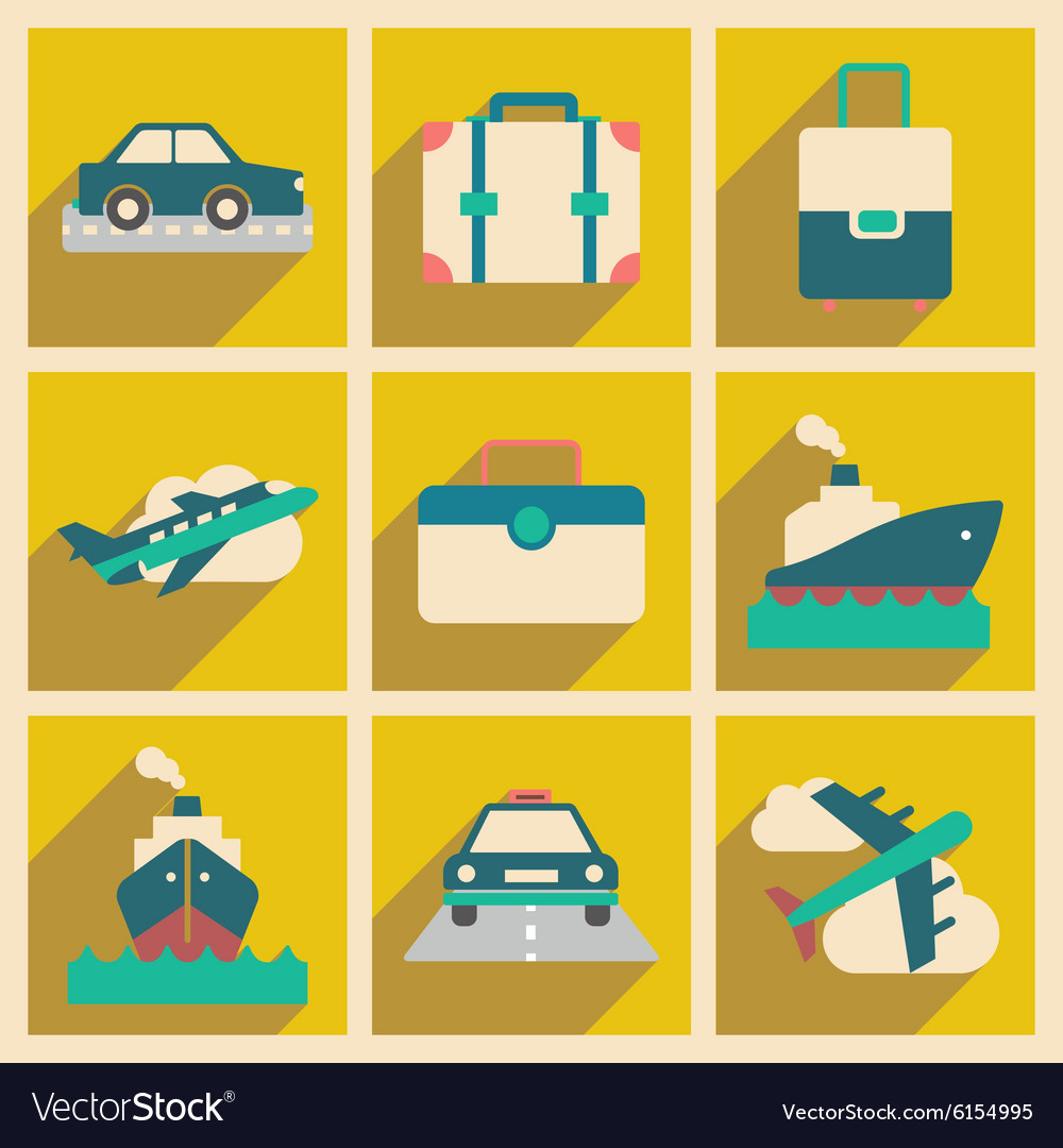 Flat with shadow concept and mobile application