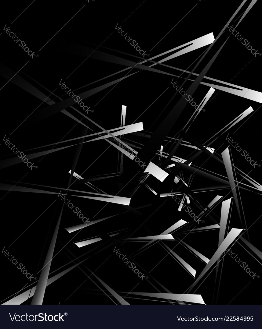 Geometric abstract art edgy angular rough texture vector image Geometric abstract art edgy angular rough texture