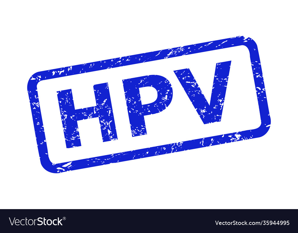 Hpv watermark with unclean texture and rounded vector image Hpv watermark with unclean texture and rounded