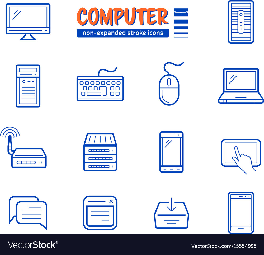 Network and mobile devices Royalty Free Vector Image