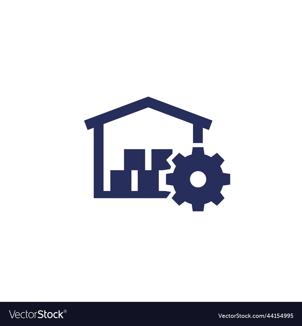 Warehouse Distribution Optimization Icon