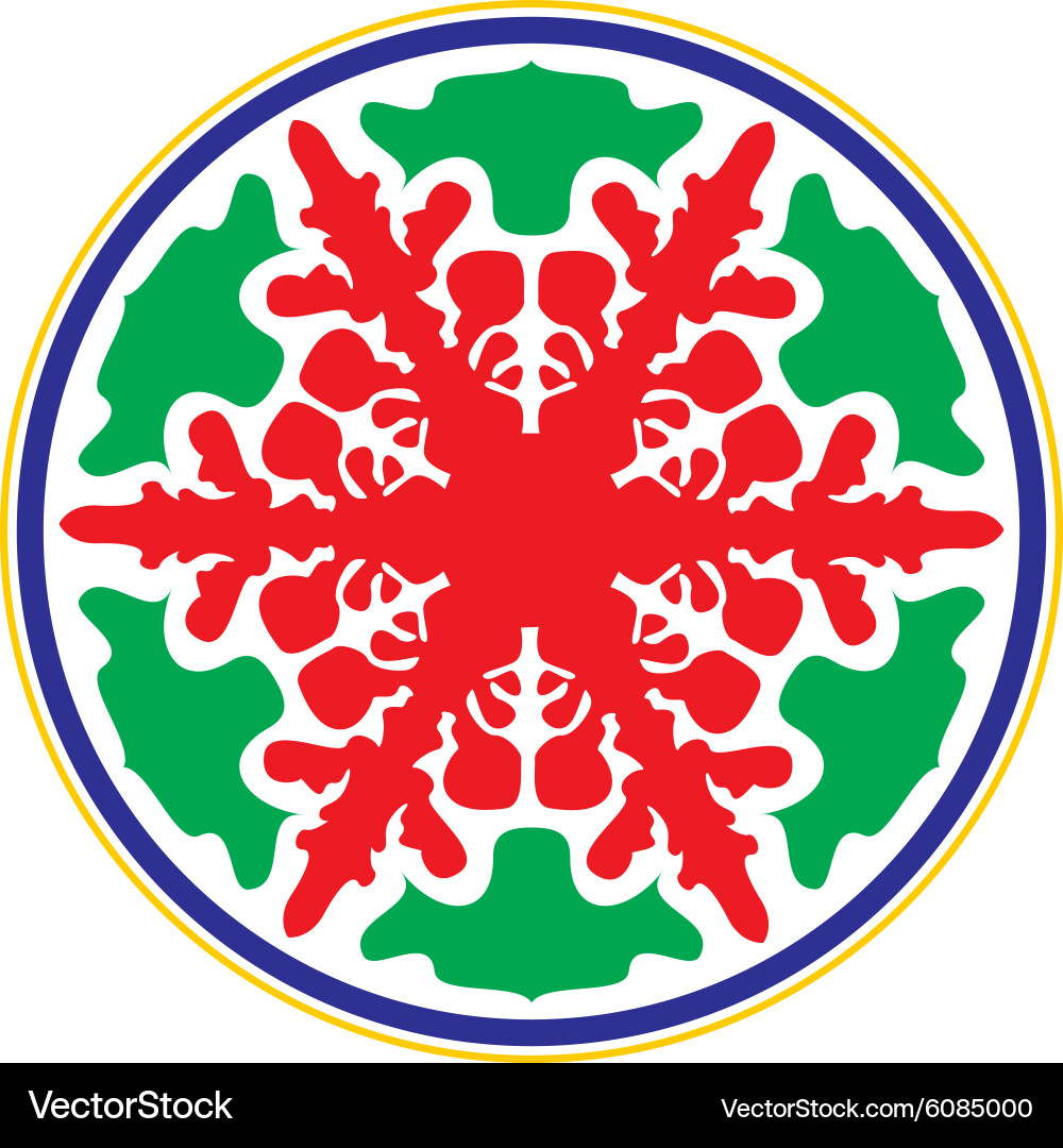 Design round 9 Royalty Free Vector Image - VectorStock