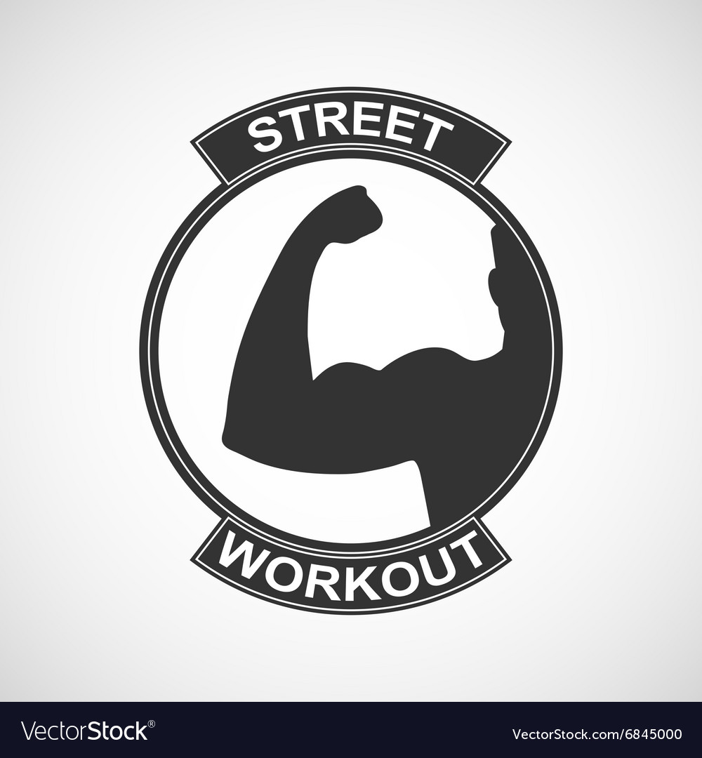 Different sports and street workout logo templates