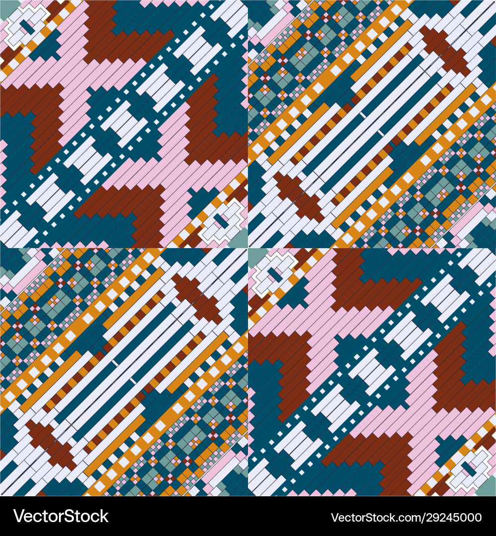 Ethnic seamless pattern Royalty Free Vector Image