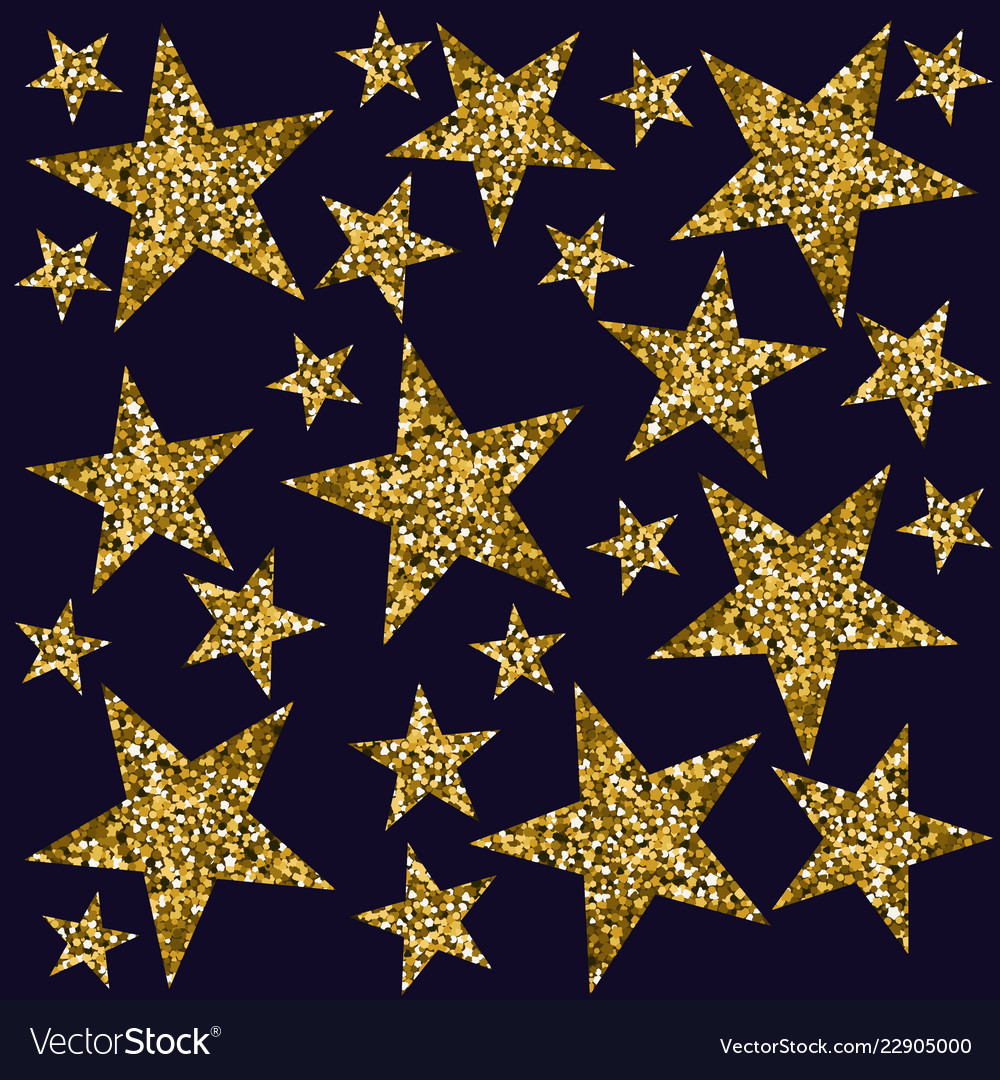 Gold stars Royalty Free Vector Image - VectorStock