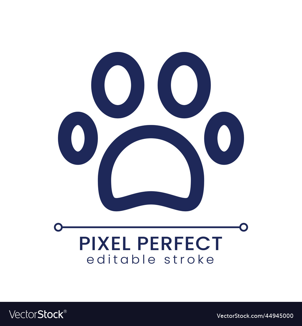 Pet friendly pixel perfect linear ui icon