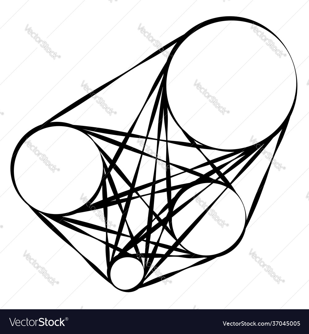 Abstract motif mandala shape design element vector image Abstract motif mandala shape design element