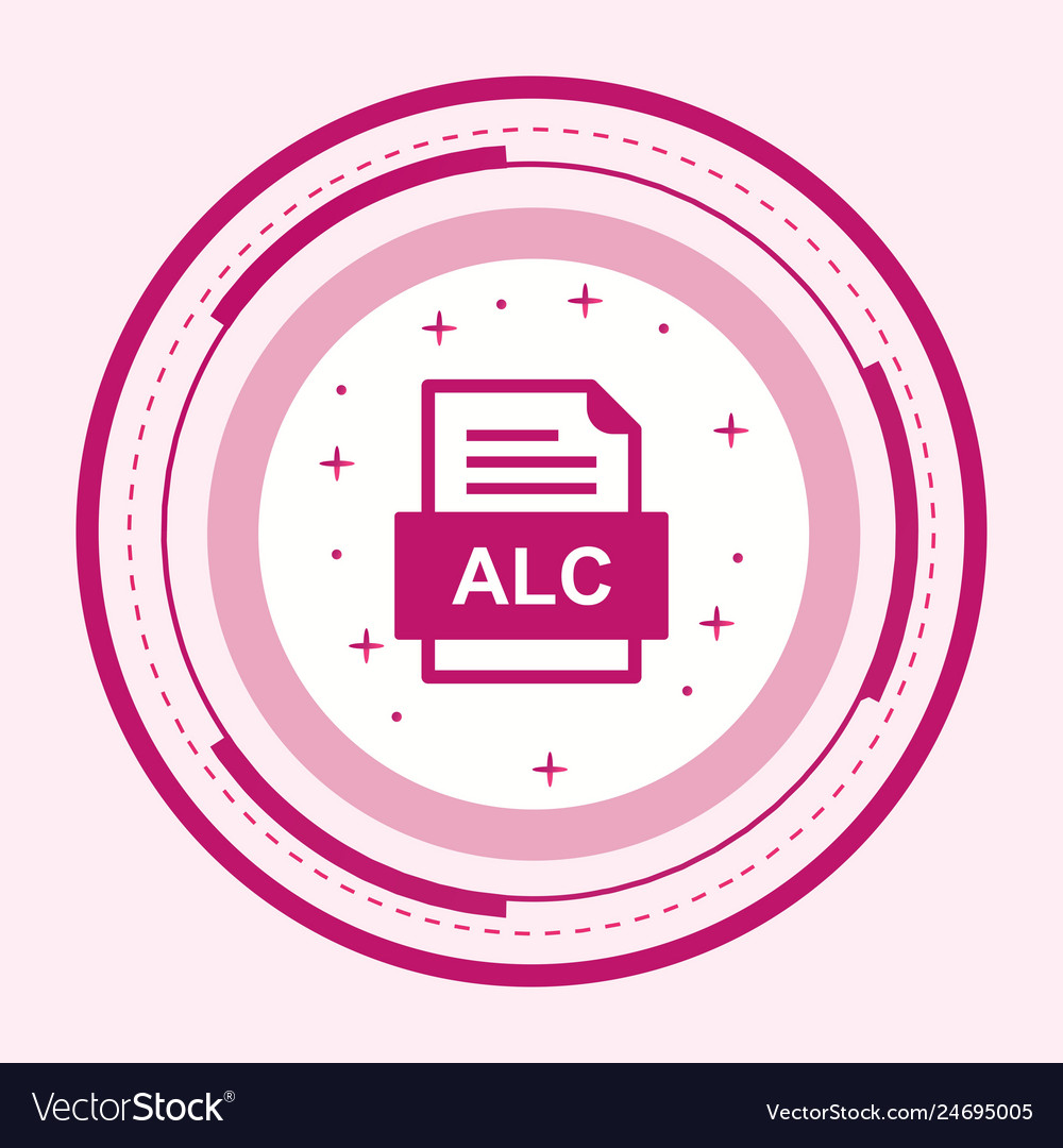 Alc file document icon