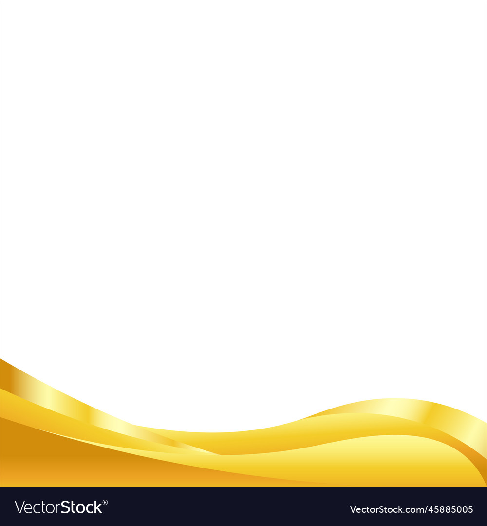 Business golden footer Royalty Free Vector Image