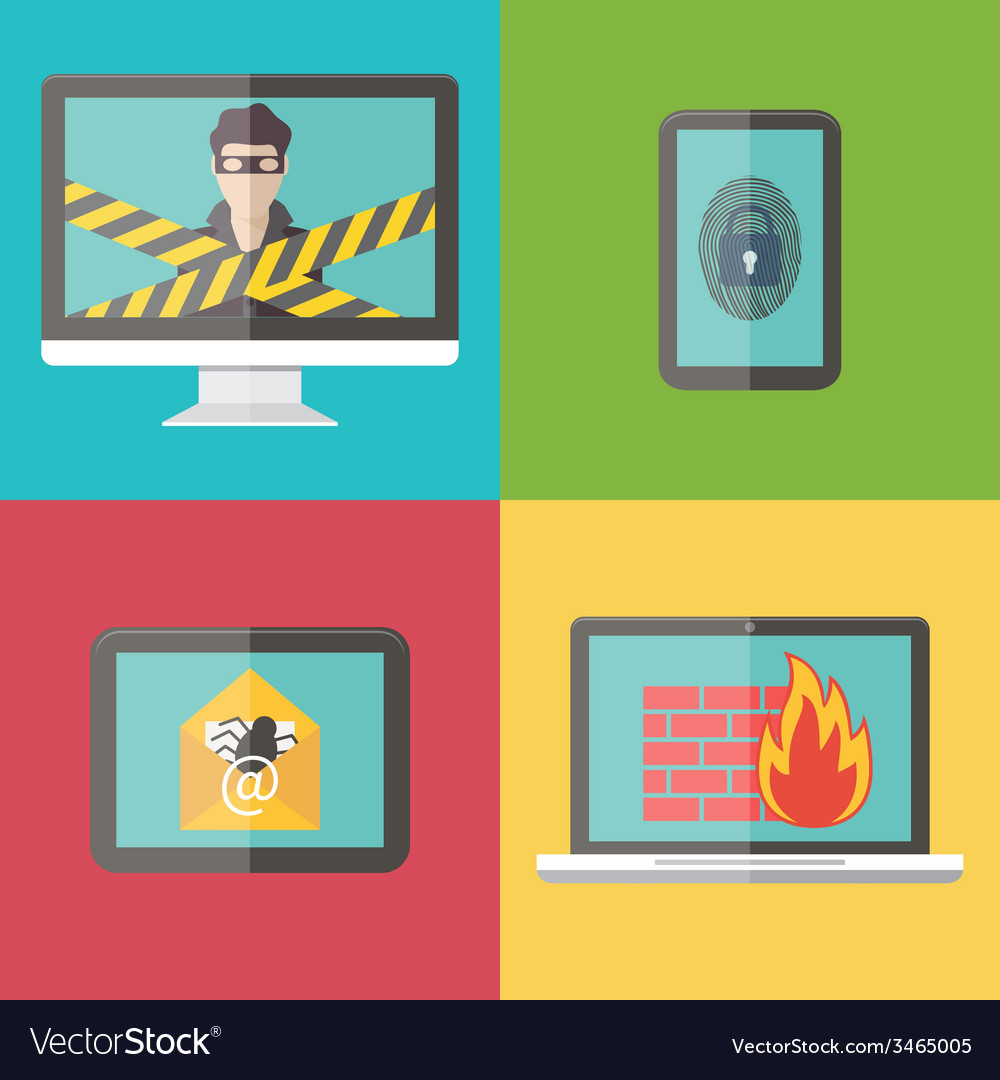 Internet security hacker virus protection