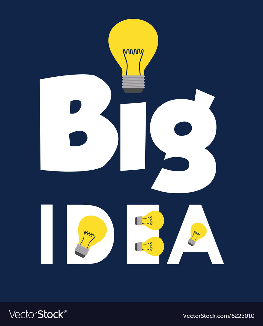 Big Ideas Design Royalty Free Vector Image - VectorStock