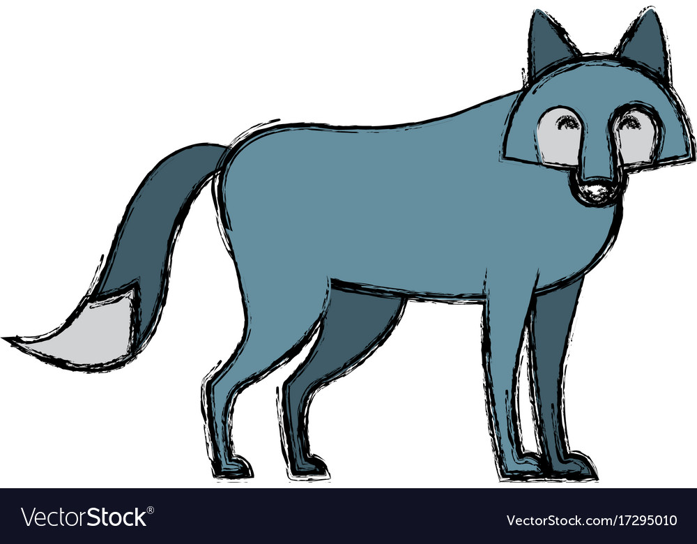 Fox animal cartoon