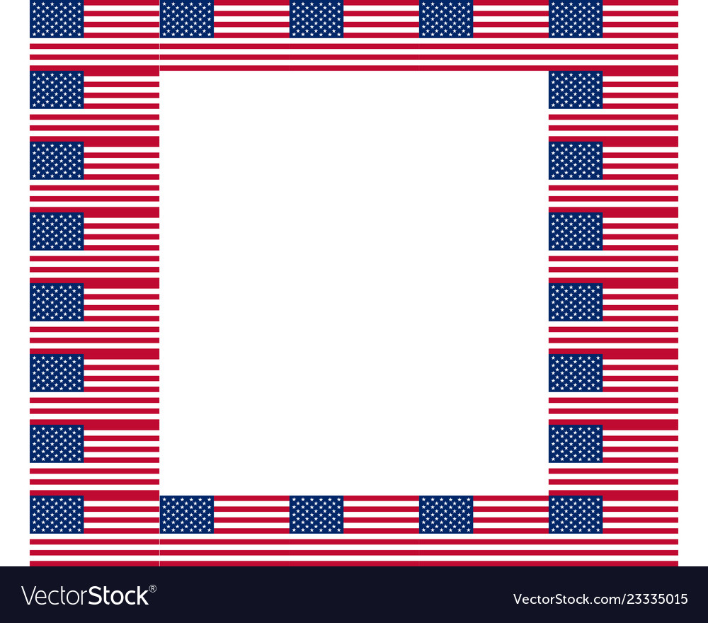 Amerikanische Flagge mit Kopierraum