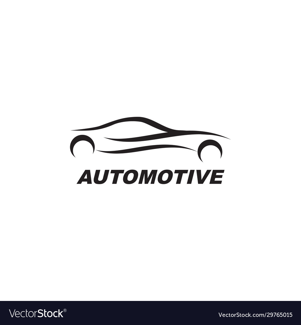 Automotive car logo design concept template Vector Image