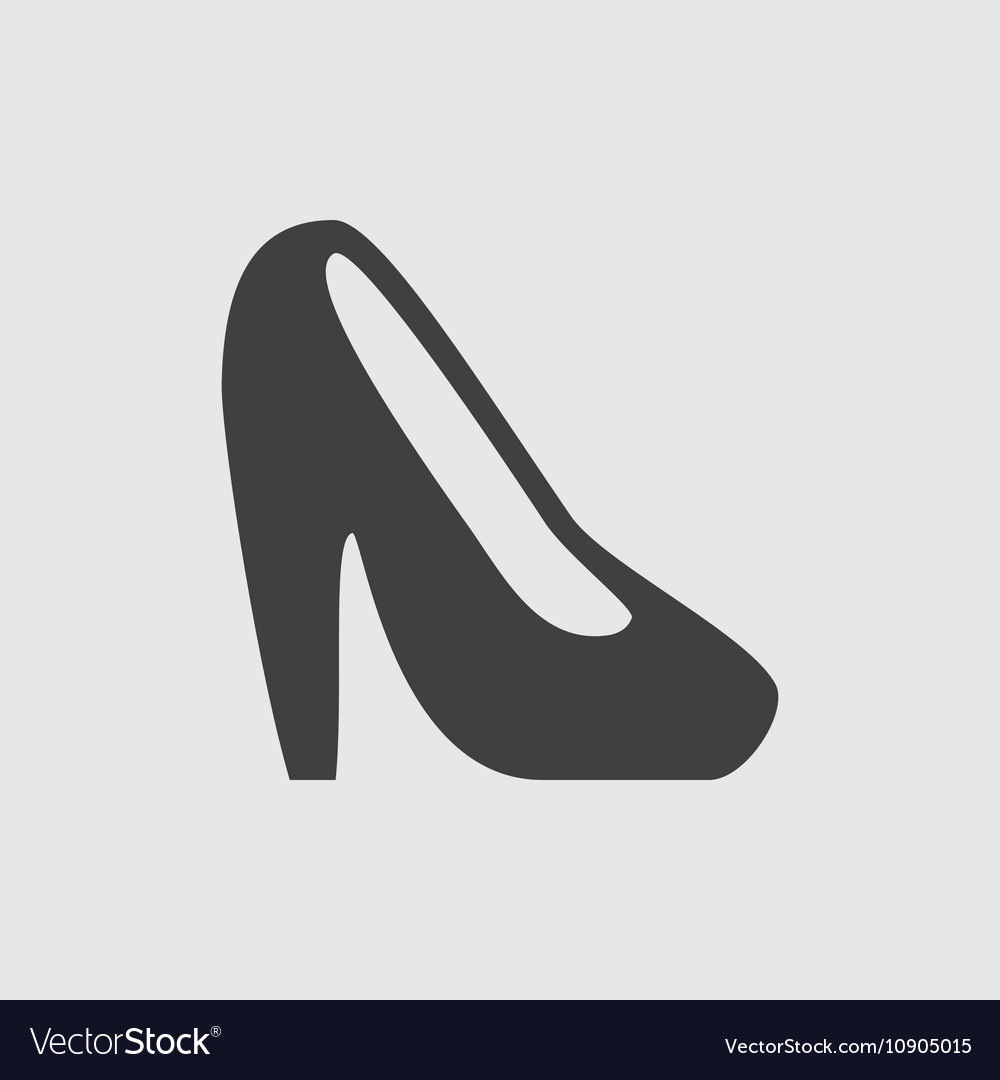 Heel shoe icon