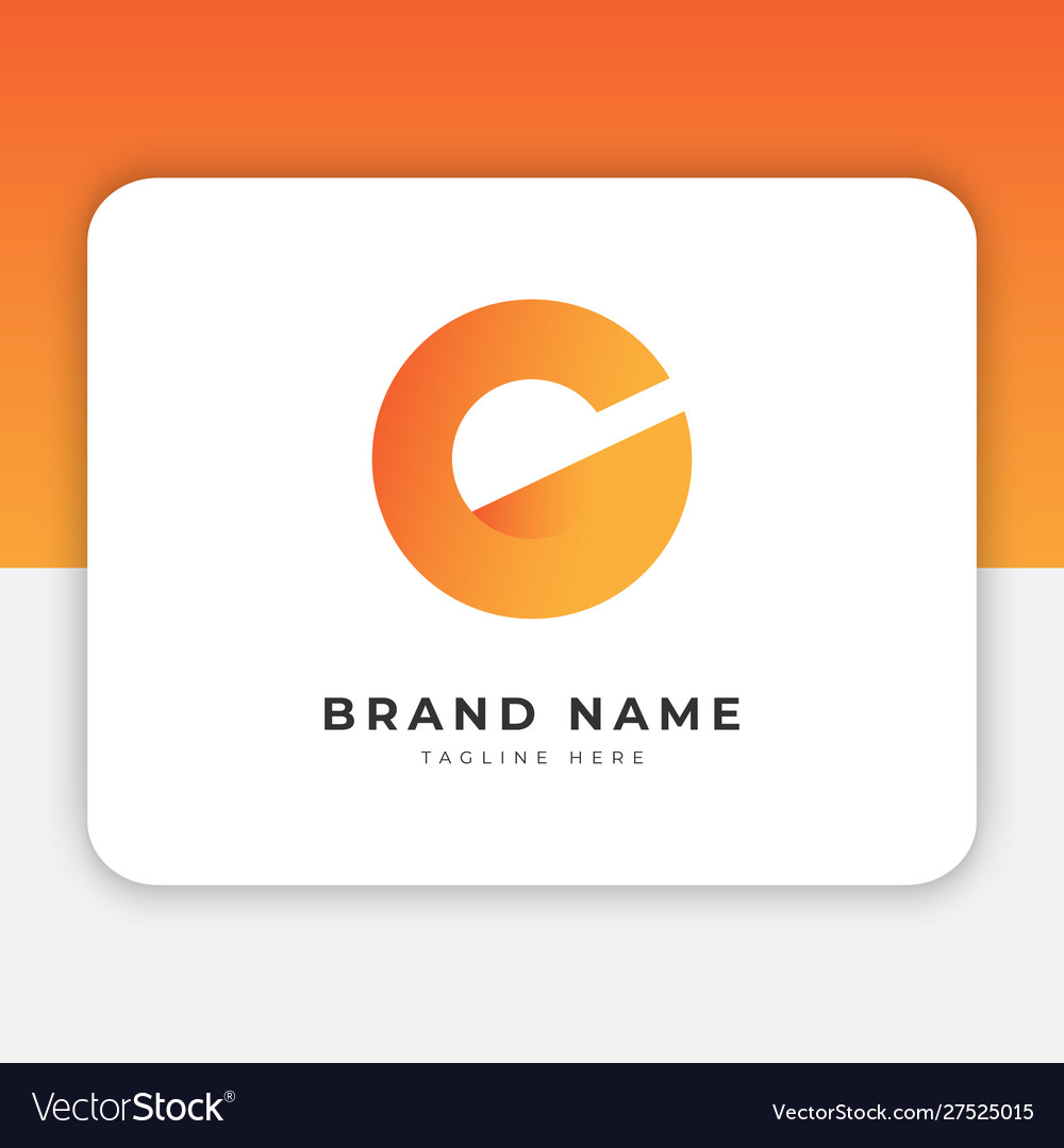 Initial c logo design inspiration Royalty Free Vector Image