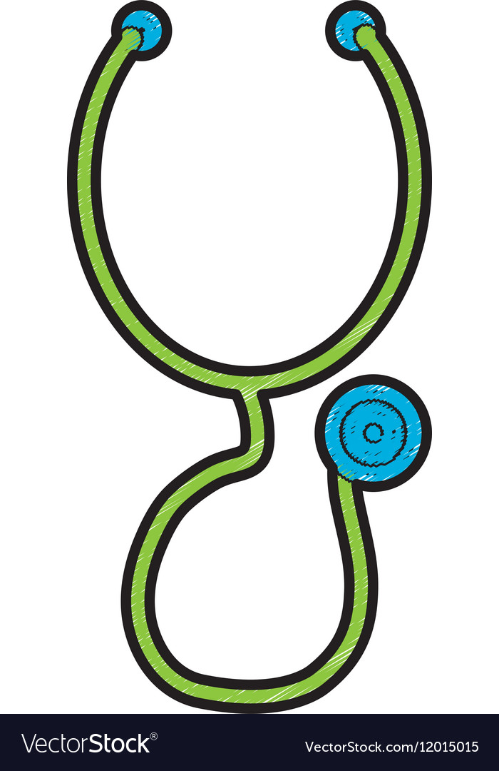 Stethoscope medical icon image Royalty Free Vector Image