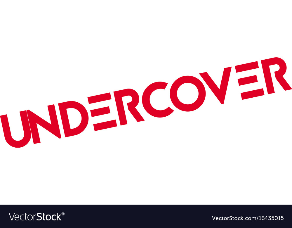 Undercover rubber stamp