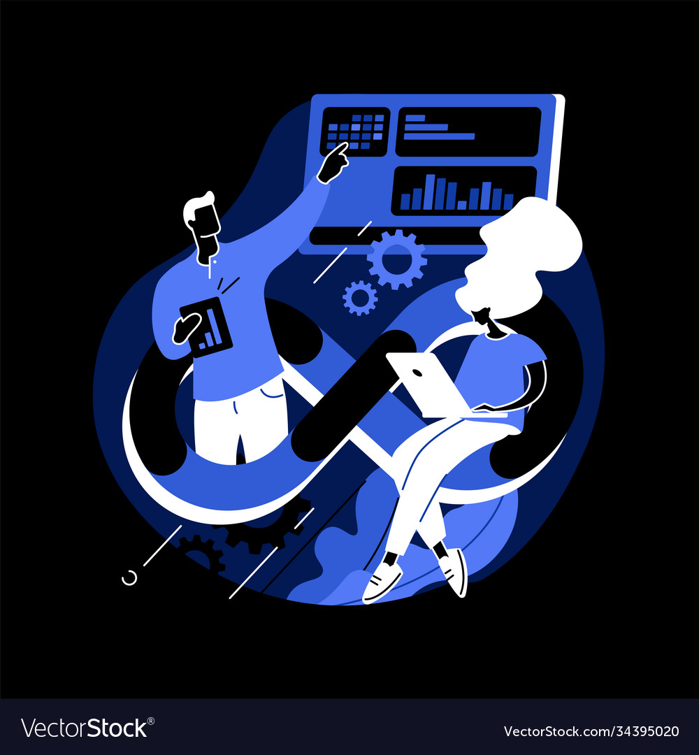 Devops team abstract concept vector image Devops team abstract concept