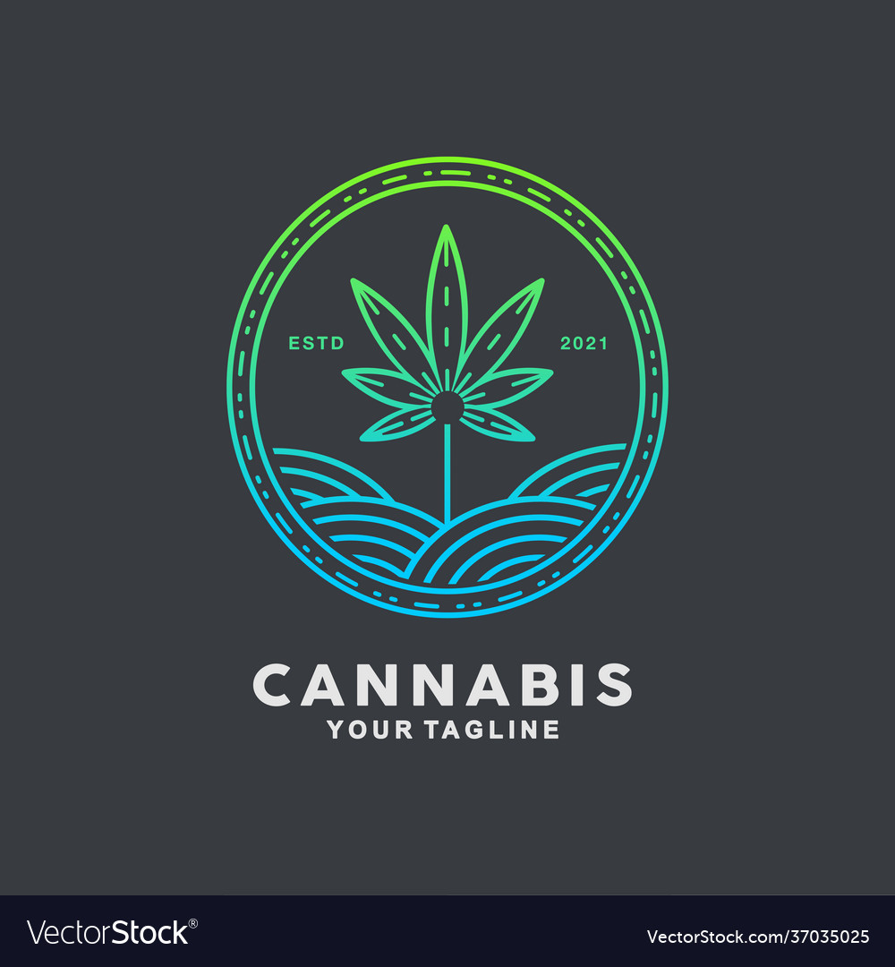 Cannabis Logo Design Inspiration Idee Konzept