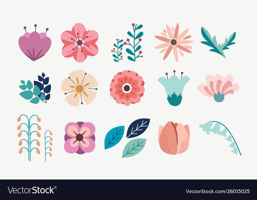 Element floral flower pack set