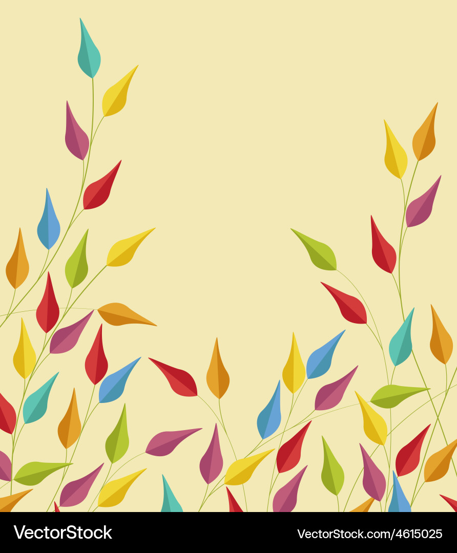 Leaves Royalty Free Vector Image - VectorStock