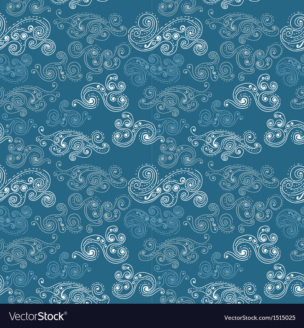 Seamless background with clouds
