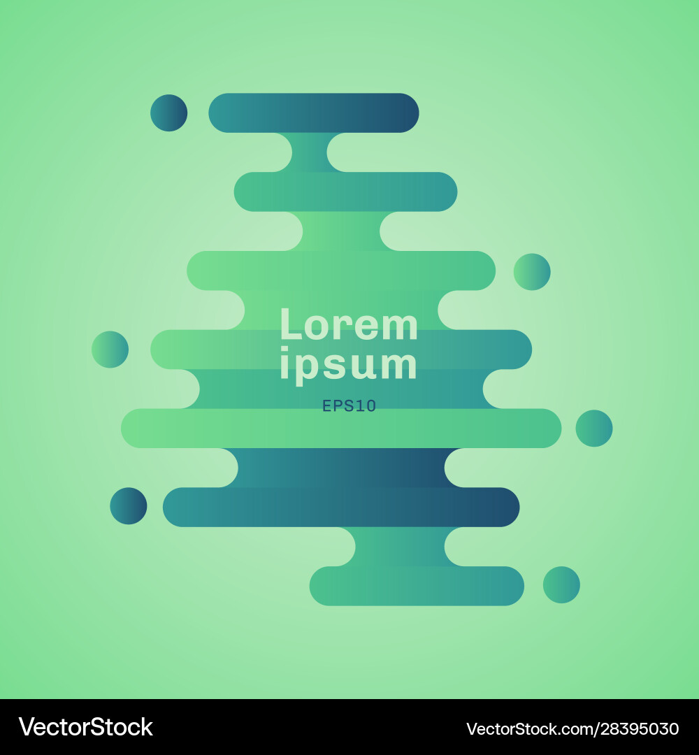 Abstract modern green and blue gradient color Vector Image