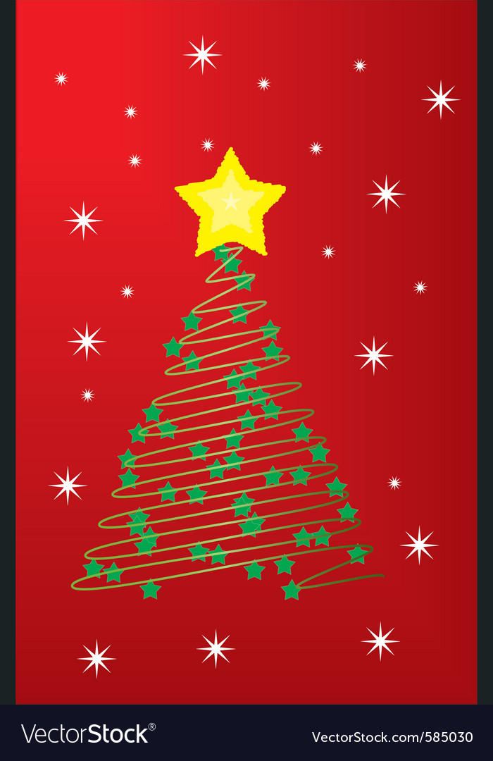 Christmas tree Royalty Free Vector Image - VectorStock