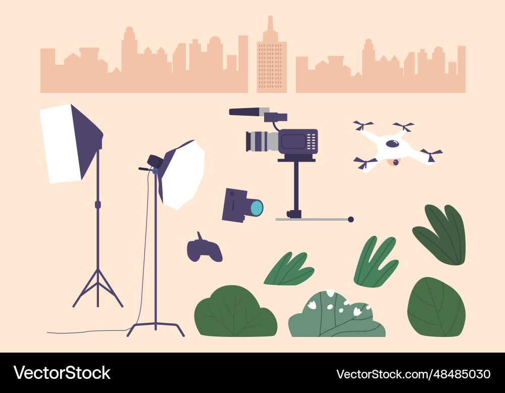 Complete photo and video shoot set includes camera