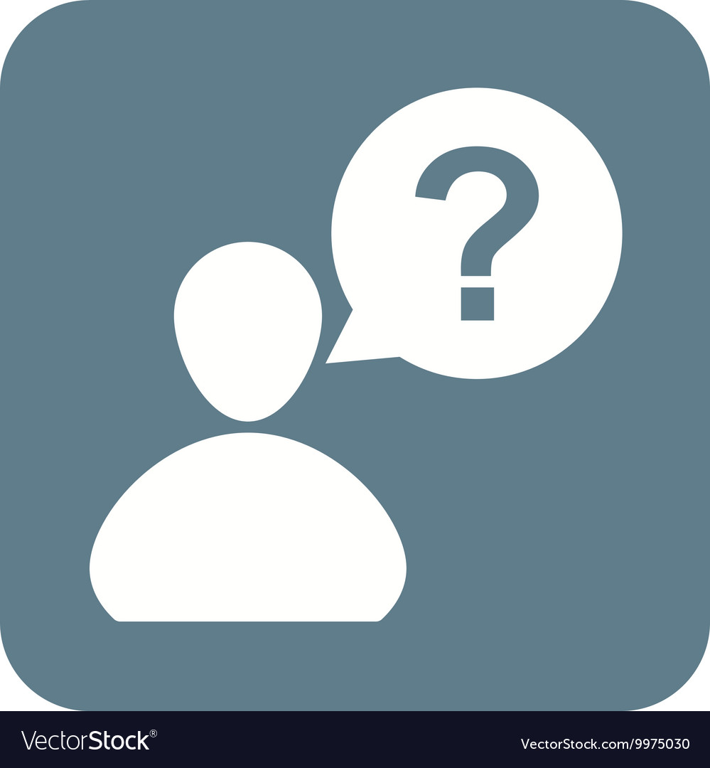 Customer Question Royalty Free Vector Image - Vectorstock