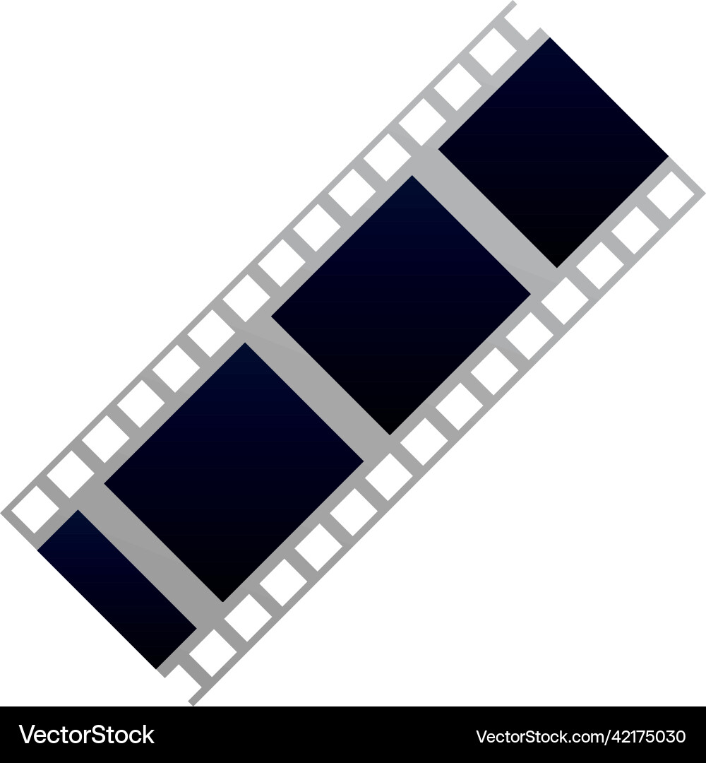 Film tape icon Royalty Free Vector Image VectorStock