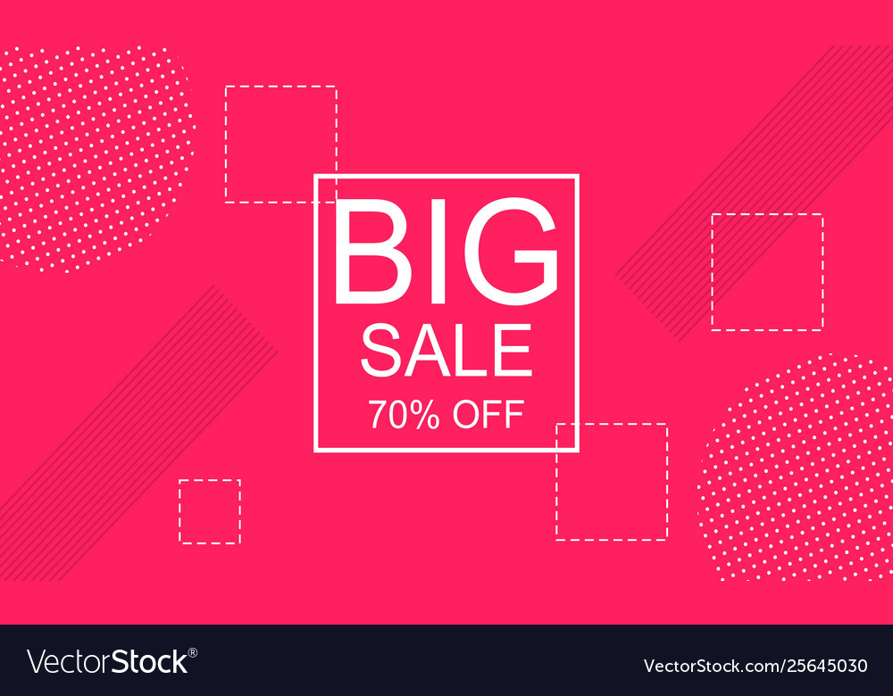 Instagram Stories Sale Banner Background Vector Image