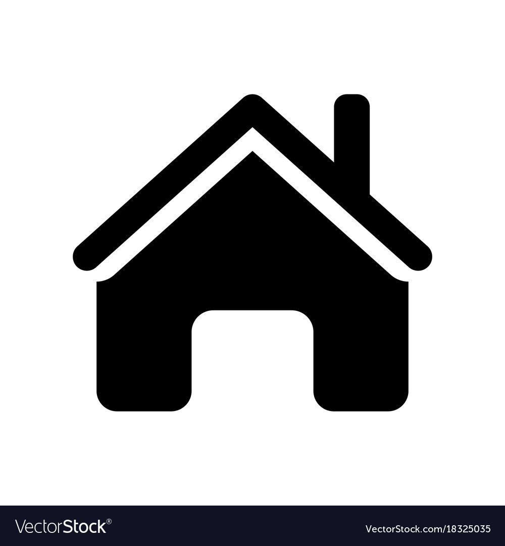 Home icon - iconic design Royalty Free Vector Image