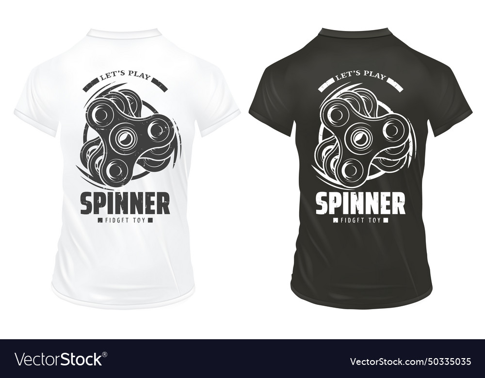 Modern rotating fidget spinner prints template