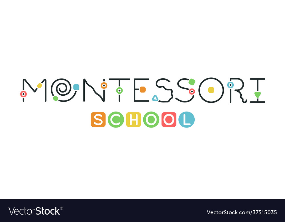 Montessori logotype public school