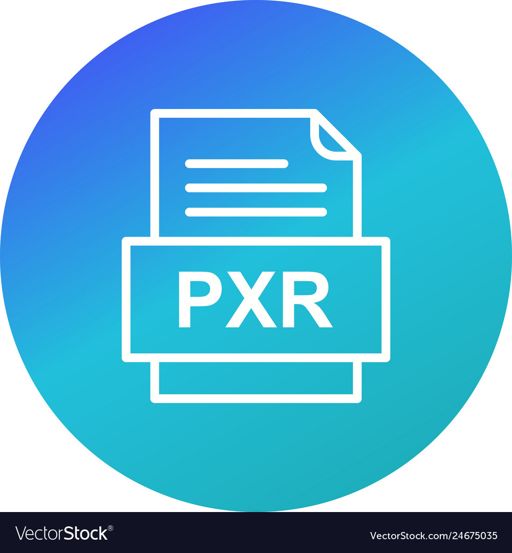 Pxr file document icon