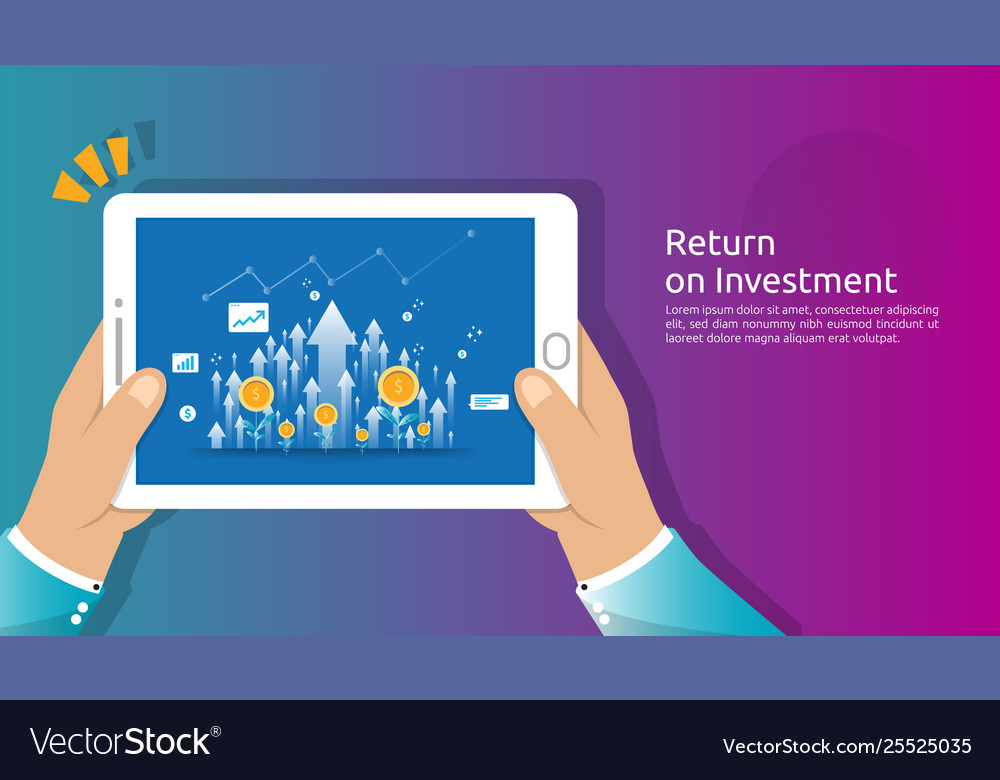 Return on investment profit opportunity concept