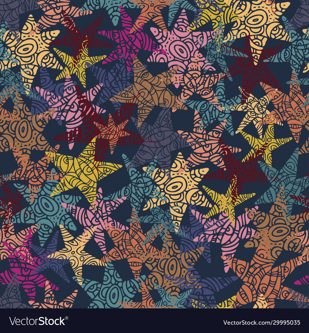 Seamless abstract pattern with colorful vector image Seamless abstract pattern with colorful