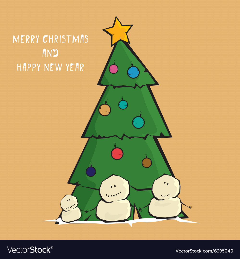 Comic Cartoon Merry Weihnachten
